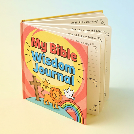 My Bible Wisdom Journal - comic style kids reflection journal
